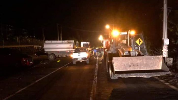 Alcalde de Quirihue cortó la ruta para que no entraran sospechosos de COVID-19 a su comuna