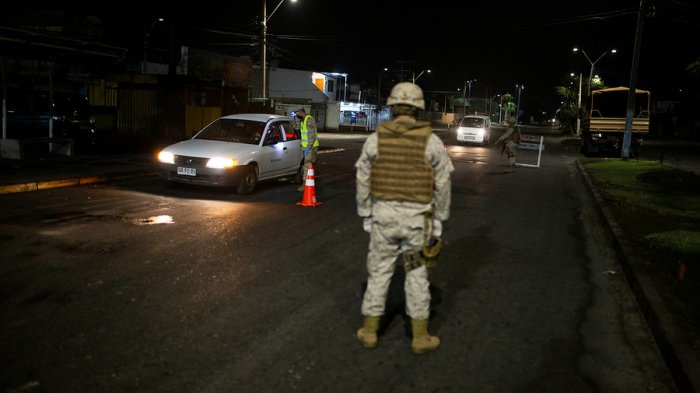 Gobierno asegura que 6.888 personas han sido retenidas por infringir el toque de queda