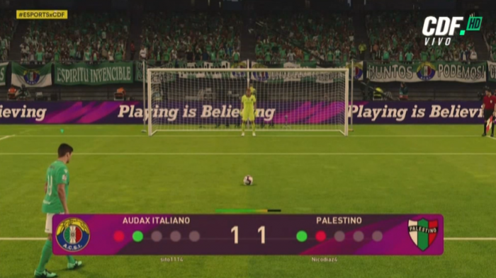 Nicolás Díaz sacó la cara por Palestino y dejó a Audax Italiano fuera del Torneo Entel eSports