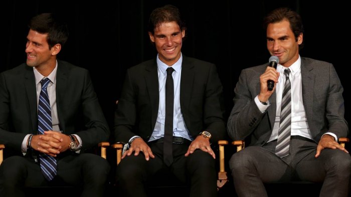 Djokovic, Nadal y Federer crean campaña para apoyar económicamente a tenistas con bajo ranking