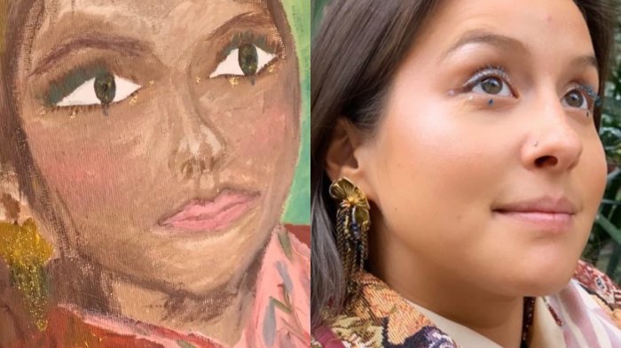“Es mi arte”: El autorretrato de Denise Rosenthal se convirtió en meme, filtro de Instagram y stickers