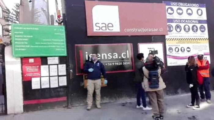 Seremi de Salud actualiza contagios en obra de Providencia: 5 casos confirmados y 11 en cuarentena preventiva