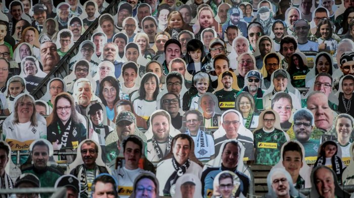 Literal: La Bundesliga vuelve a la actividad con hinchas de cartón