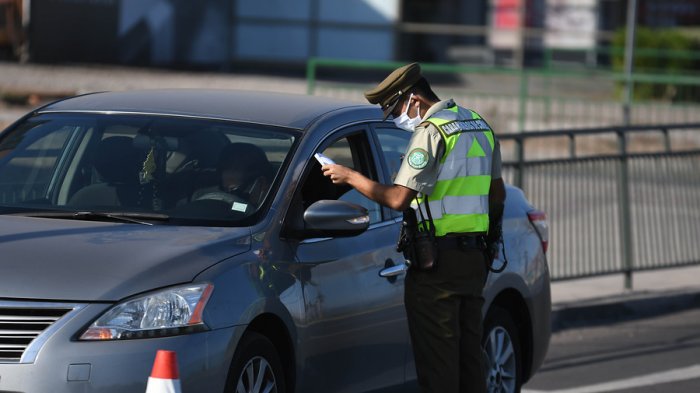 Sujeto falsificó salvoconducto para evadir control sanitario y fue descubierto por Carabineros