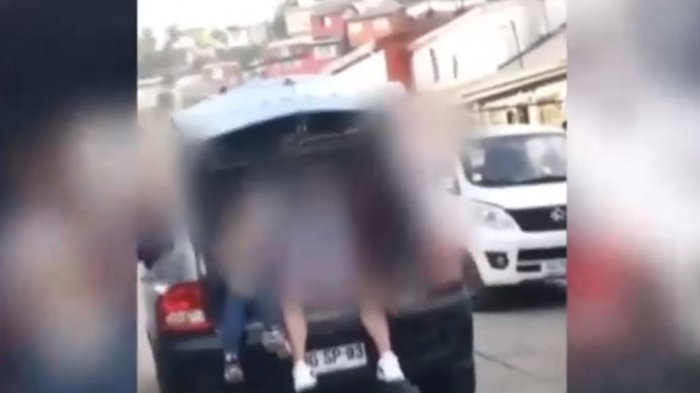 Lanzaron hasta fuegos artificiales: Polémica por grabación de videoclip en Lota sin protección contra el COVID-19