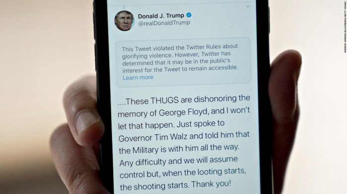 El conflicto que afronta Twitter tras haberse metido con Trump