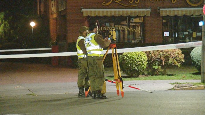 Carabinero fue atropellado en Las Condes tras intentar fiscalizar a conductor que se dio a la fuga