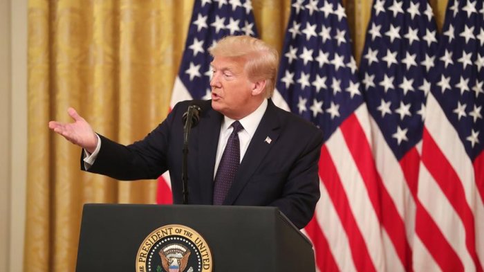 Twitter etiquetó un video de Donald Trump como 