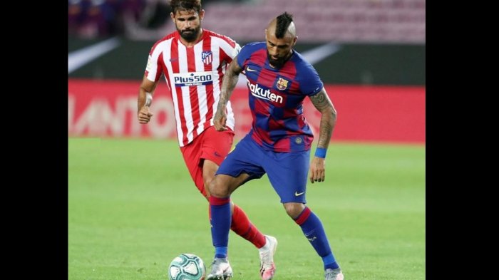 Barcelona sólo logró un empate pese a gran actuación de Vidal y al gol 700 de Messi