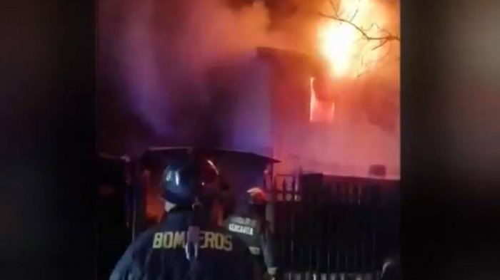 Calefactor eléctrico provocó fatal incendio: Murieron padres y uno de sus hijos de 6 años