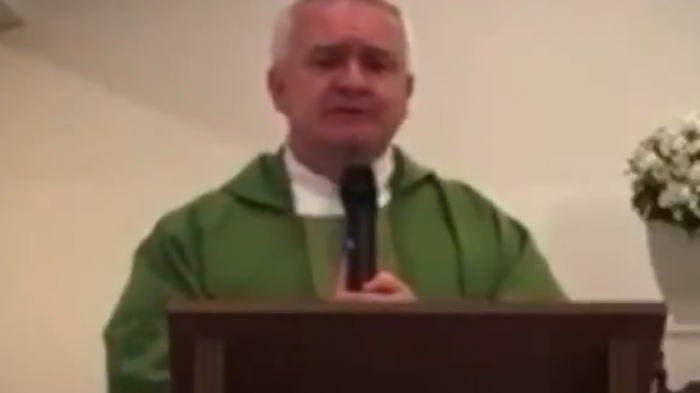 Cura brasileño llama 