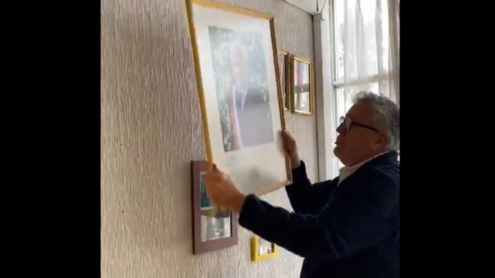 Municipio de Rancagua explica por qué el alcalde retiró de su despacho el cuadro oficial del pdte. Piñera