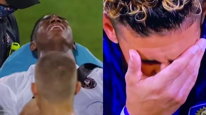 Escalofriante momento: Jugador recibió duro golpe y se asfixió en pleno partido