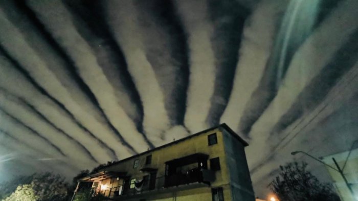 ¿Por qué se generaron y qué son? La curiosa forma de las nubes que sorprendió en redes sociales