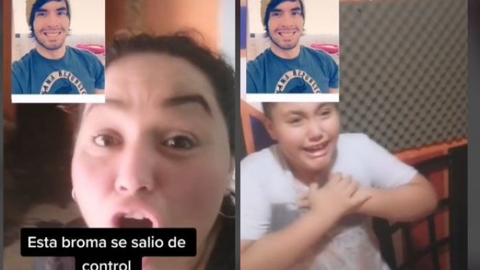 TikTok: Madre le hizo cruel broma a su hijo y ambos terminaron llorando