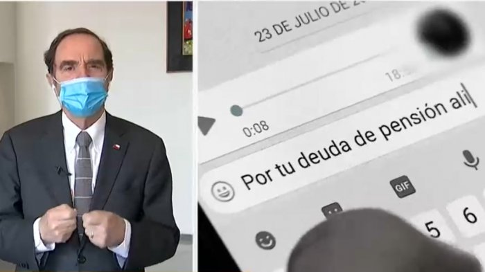 Ministro Larraín por amenazas de 