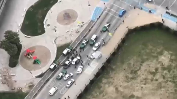 Con helicóptero de Carabineros atraparon banda en medio de 