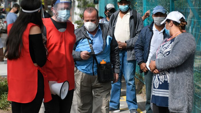 Chile es el noveno país del mundo con más casos con coronavirus