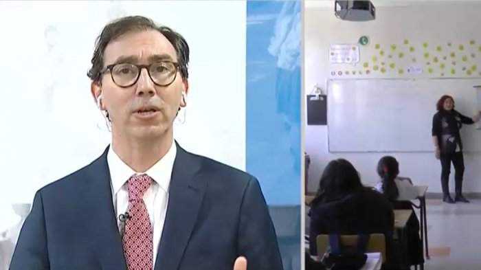 Ministro de Educación dijo que crisis sanitaria dejaría 