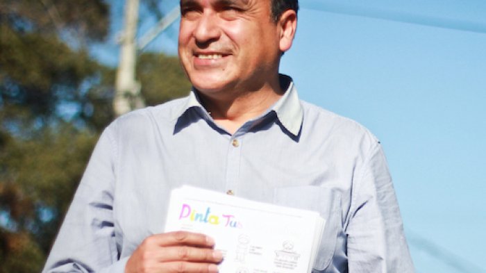 Visitó a Fabiola Campillai en su primera actividad: Leonel Cádiz (PS) es el nuevo alcalde de San Bernardo