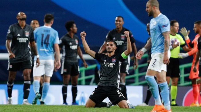 Batacazo: El Lyon sorprendió al City y clasificó a las semifinales de la Champions League