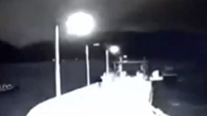 Caída de supuesto meteorito iluminó la noche en Región de Aysén: 