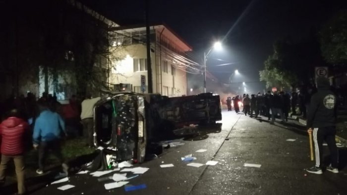 Declaran admisible querella contra Carabineros por participación de civiles en desalojo del municipio de Curacautín