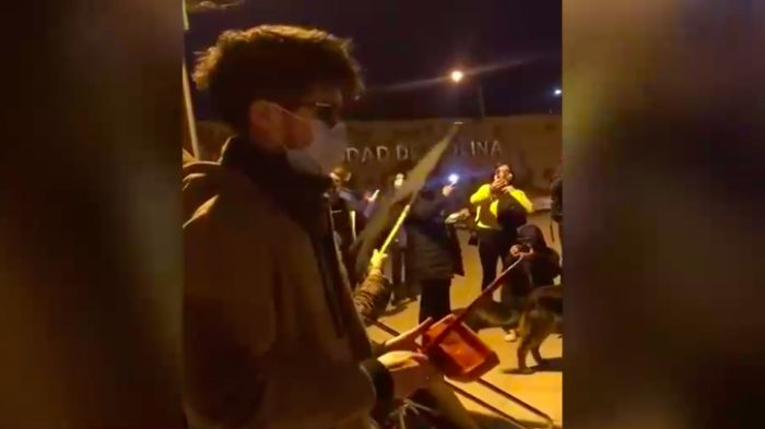 Gustavo Gatica participó en manifestación a 10 meses del 18-O