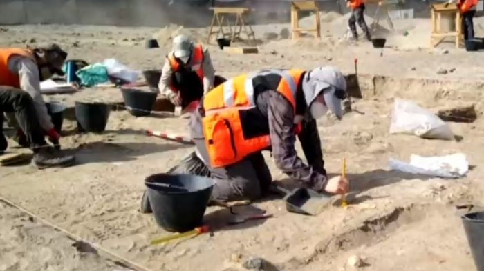 Hallan milenarias momias cerca de Iquique mientras realizaban obras mineras