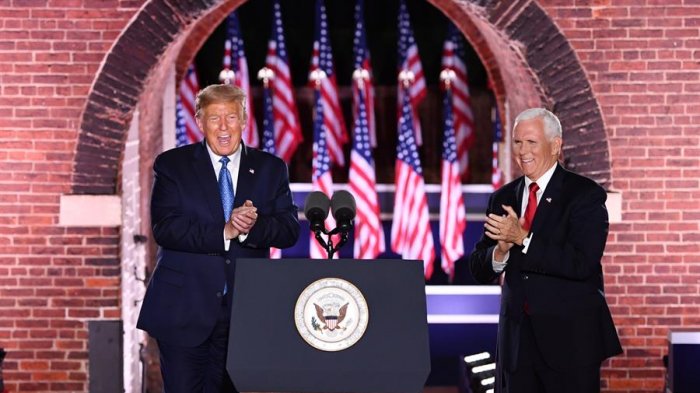 Pence acepta renominación a vicepresidente: 