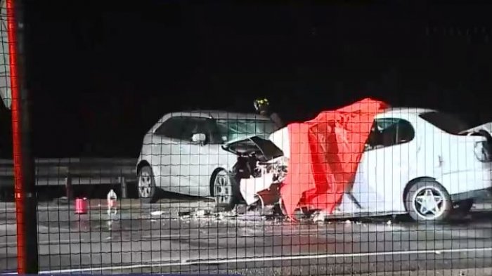 Choque en Ruta 5 deja un muerto y una menor en riesgo vital: Auto iba contra el tránsito