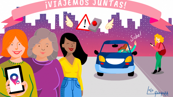 Nueva aplicación de transportes sólo para mujeres: Comenzó inscripción de conductoras y pasajeras