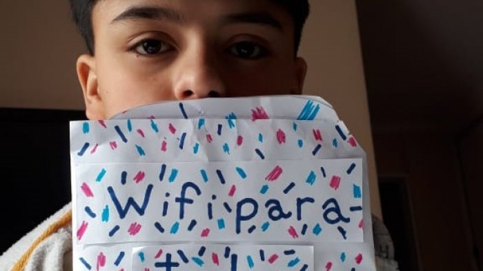 #WifiParaTodos, la campaña liderada por un niño de 11 años que busca que todos puedan estudiar a distancia