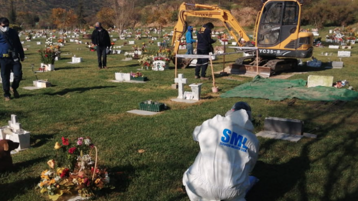 Realizan exhumación de uno de los mortinatos entregados por error en Quillota