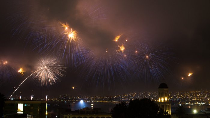 Piden que se mantengan los fuegos artificiales de Año Nuevo en Valparaíso para reactivar la economía
