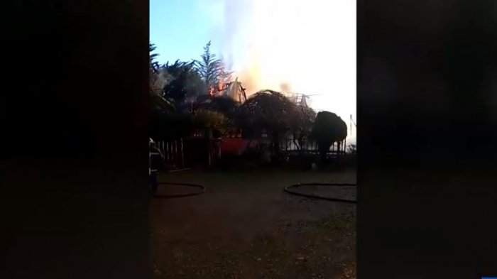 Desconocidos quemaron fundo que estaba tomando e iba a ser desalojado en La Araucanía