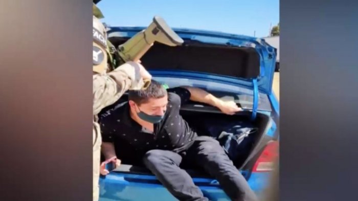 Fiestas Patrias: Descubren a sujeto oculto en maletero de auto en el acceso a Quintero