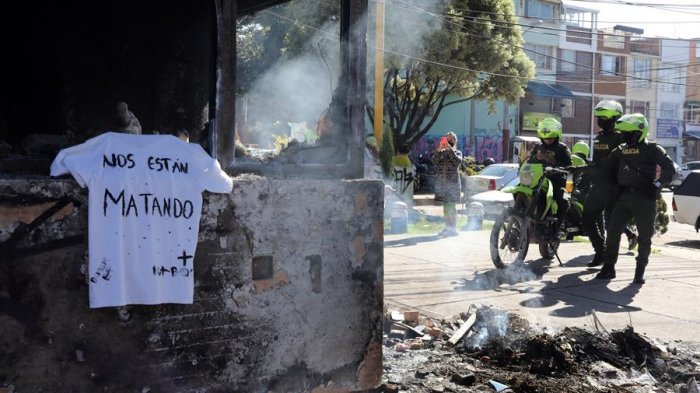 Caso de abuso policial en Colombia fue remitido a Fiscalía para su investigación