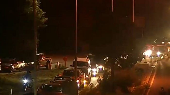 Retrasos de hasta 50 minutos: Extensa fila de vehículos en entrada a Valparaíso