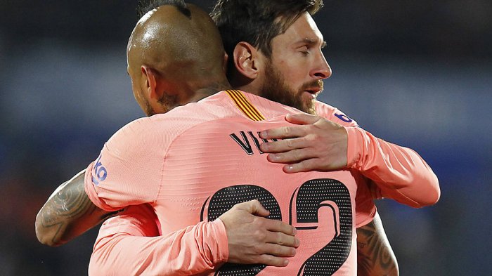 El emotivo mensaje de despedida de Messi a Vidal: 