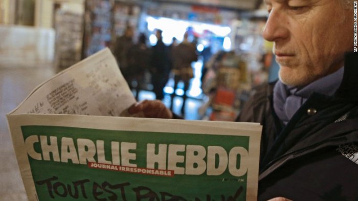 Autor de ataque en París confiesa que su intención era atentar contra revista Charlie Hebdo