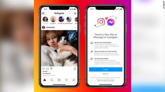 Facebook avanza en la vinculación total: Instagram y WhatsApp tendrán actualizaciones para enviar mensajes entre apps