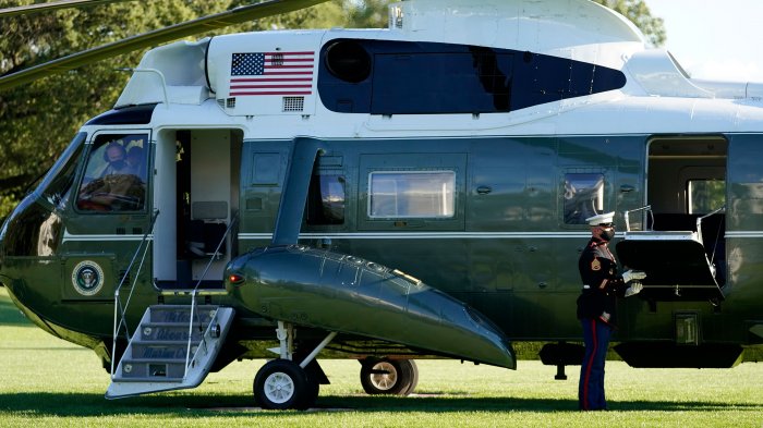 Trasladan a Trump a hospital militar por coronavirus