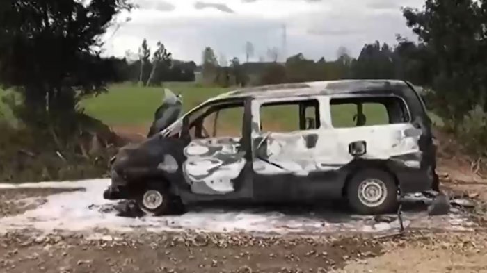 Trabajador falleció de un disparo durante un ataque a un furgón en La Araucanía