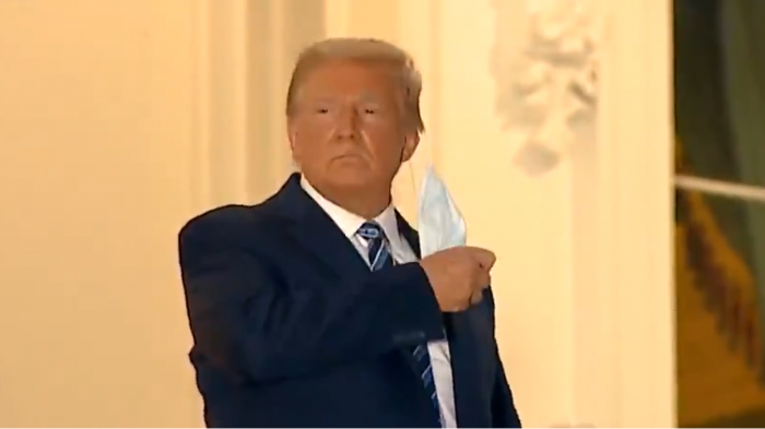 Trump abandonó el hospital tras recibir alta médica por COVID-19