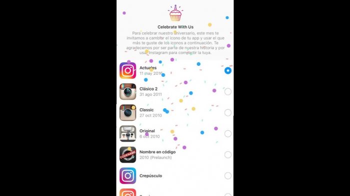 El sencillo truco para cambiar el logo moderno de Instagram por el clásico de Polaroid