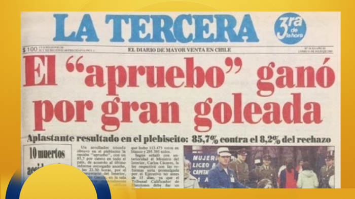Plebiscito de 1989, el día que la Concertación y la dictadura fueron juntas por el Apruebo