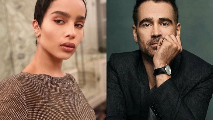 Así se ven Zoë Kravitz y Colin Farrell como Selina Kyle y El Pingüino en 