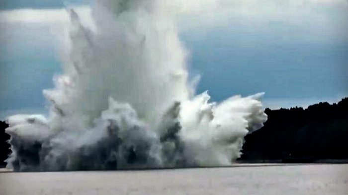 Una bomba de la Segunda Guerra Mundial explotó mientras era desactivada