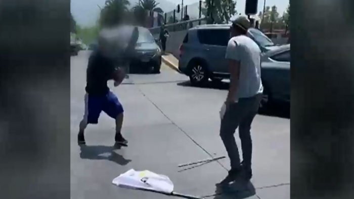 Manifestante del Rechazo fue agredido con tabla de skate en Vitacura